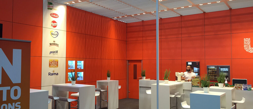 Messestand Unilever Food Solutions, Messe Anuga, Messebau Isingermerz, Messeauftritt, Internorga, Intergastra
