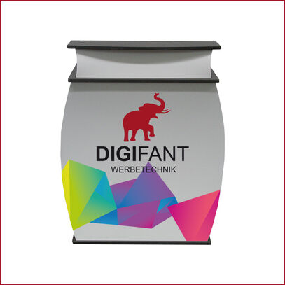 mobile Theke, Werbetheke, POS Theke, Multiline Eclipse, DIGIFANT Werbetechnik