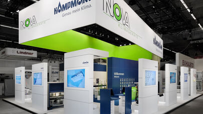 Messestand Kampmann, Messe ISH, Messebau Isingermerz