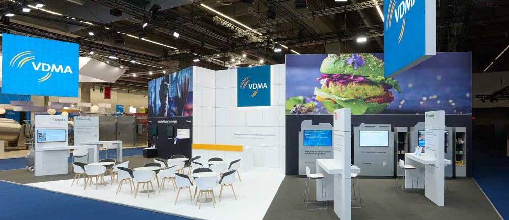 Messestand auf der IFFA in Frankfurt von Isinger und Merz