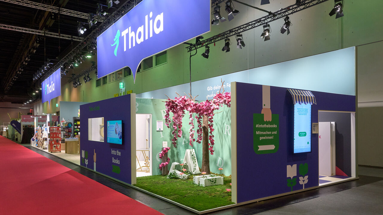 Thalia Messestand auf der Buchmesse Frankfurt