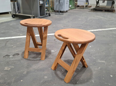 Handwerkausbildung, Handwerksarbeit, Hockerbau, Hockerarbeiten, Isingermerz