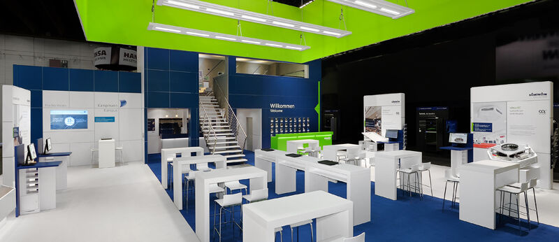 Messestand Kampmann, Messe ISH, Messebau Isingermerz