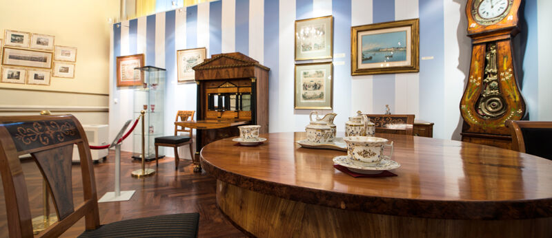 Casinogesellschaft, Wiesbaden, Biedermeier Ausstellung, Eventbau, Isingermerz, Werkstatt, Exponatebau