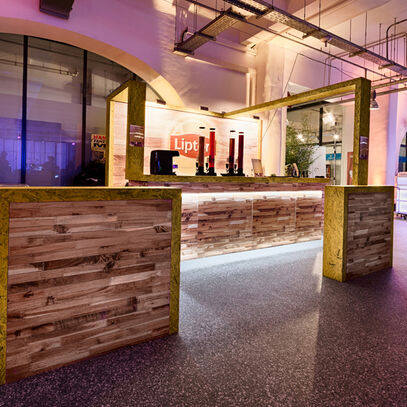 POS Theke, Ausschanktheke, Bartresen, Lipton