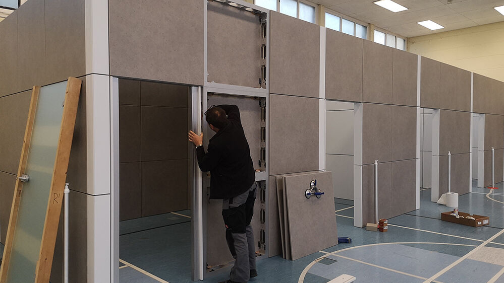 Schreinerei, Werkstatt, Corona, Isingermerz, Wiesbaden, Biebrich, Innenstadt, Dotzheim, Erbenheim, Impfzentren, Messebau