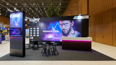 Messedesign Zellcheming, Messe Wiesbaden, Messebau ISINGERMERZ