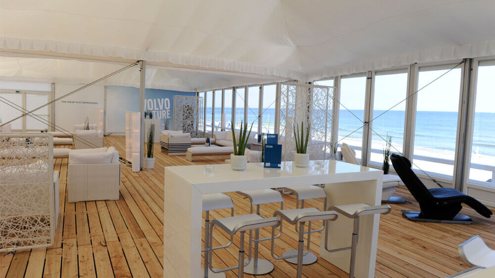 Volvo, FlensSurfcup, Sylt, Eventbau ISINGERMERZ