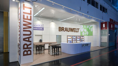 drinktec Messestand, München Messeauftritt, Fachverlag Messestand, 