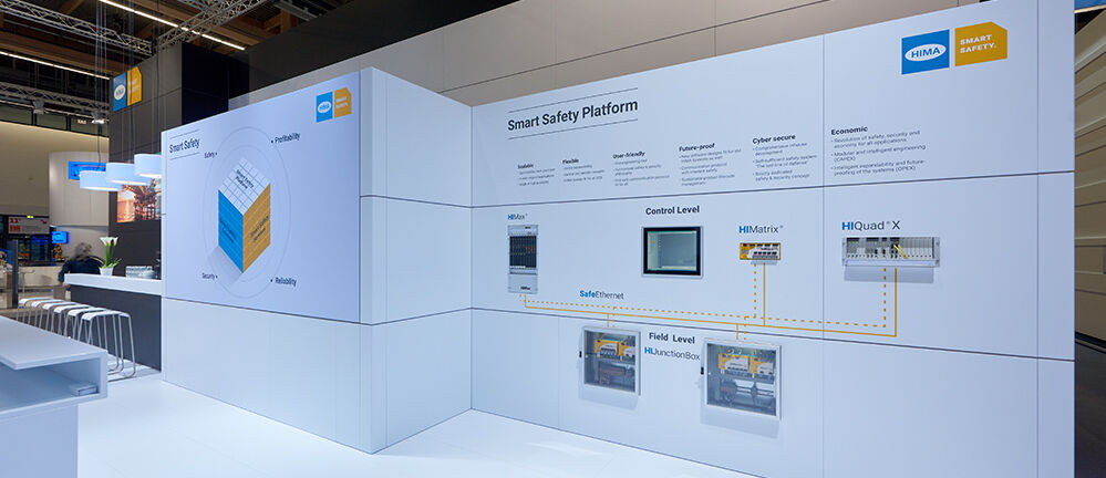 Messestand HIMA, Messe Achema, Messebau ISINGERMERZ, Messekonzept