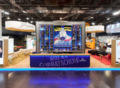 Wodka Gorbatschow, Bartheke, Prowein Messe, Isingermerz