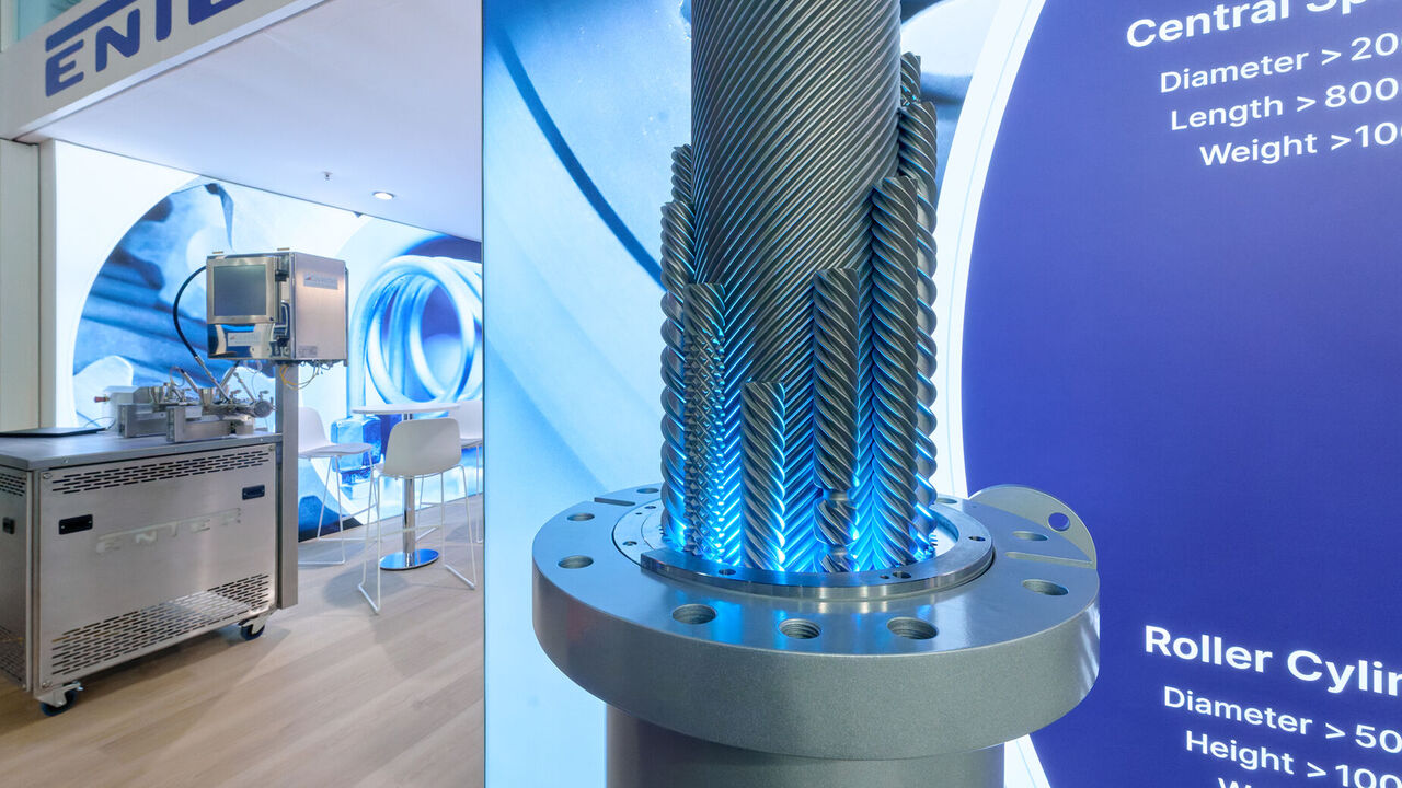 Messestand Entex, Messe K, Düsseldorf, Messebau ISINGERMERZ