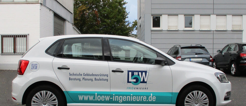 Löw Ingenieure, Fahrzeugbeschriftung, DIGIFANT, Werbetechnik, Wiesbaden