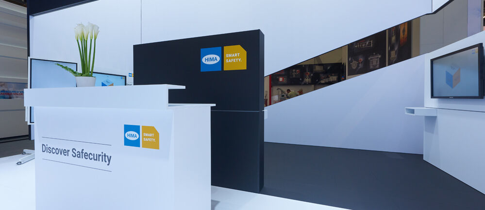 Messestand HIMA, Messe Achema, Messebau ISINGERMERZ, Brandspaces