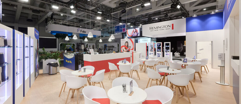 Sales Area, Gesprächsbereich, Standaufteilung