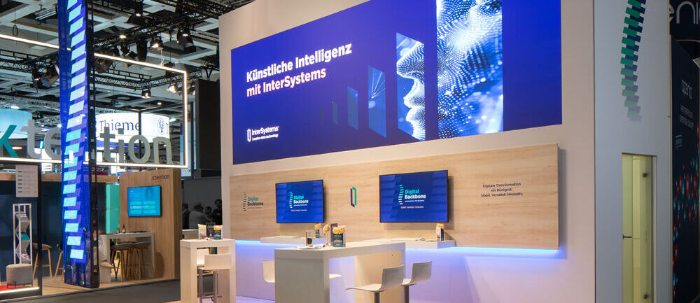 zweiter Messestand auf der DMEA in Berlin