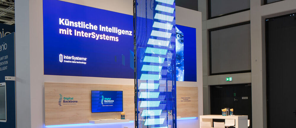 KI Messestand auf der DMEA in Berlin