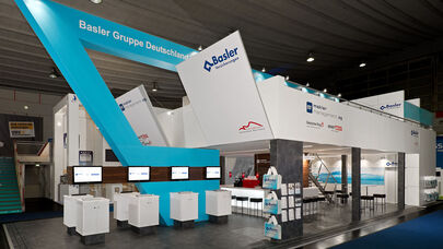 Messestand Basler, Messe DKM, Messebau ISINGERMERZ