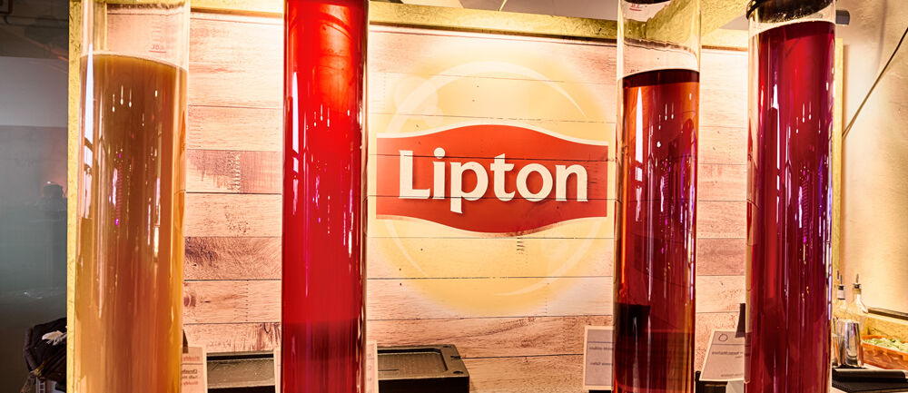 Lipton, Hühnerposten, Fabrik, Hamburg, Lipton-Lounge, Eventbau, Theke, Thekenbau, ISINGERMERZ, Werkstatt, Barkonstruktion