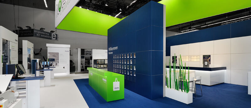 Messestand Kampmann, Messe ISH, Messebau Isingermerz