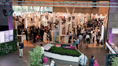 Event Konaktiva, TU Darmstadt, Unternehmenskontaktmesse, Studenten, Darmstadtium, Kongressbau, Eventbau, Isingermerz, Messebau